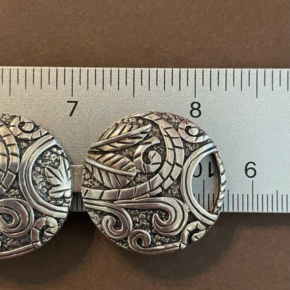 Silpada Ancient Scrolls Sterling Silver Bracelet B2092 - Picture 14 of 16